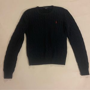 Navy blue Ralph Lauren knit sweater